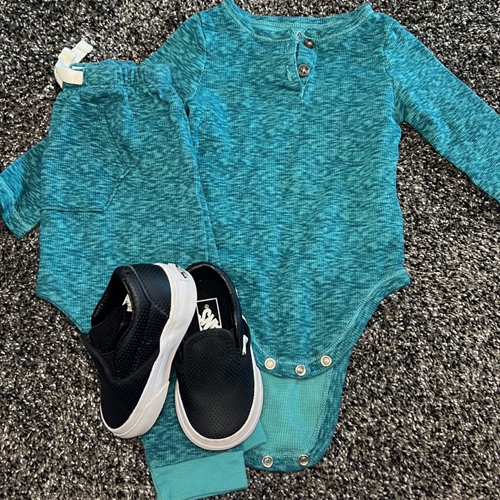 Long sleeve onesie with pants - light but warm